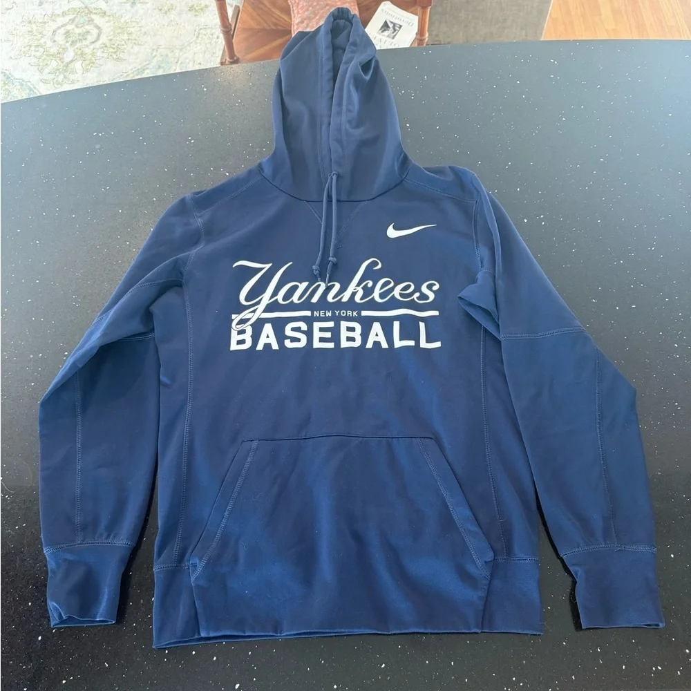 Nike New York Yankees Navy Baseball Hoodie